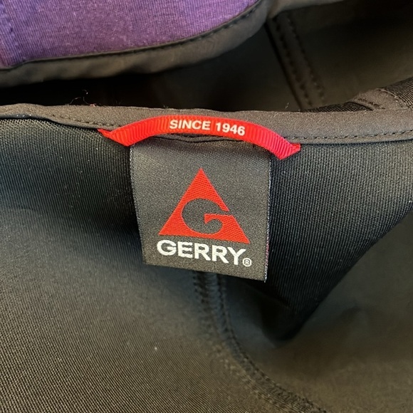 Gerry Women's Hooded Sleeveless Vest Purple Outerwear Athletic Zip, Sz. M. - Picture 12 of 12